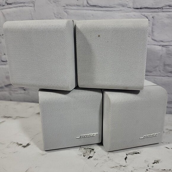 Bose Other - Bose Acoustimass Lifestyle Double Cube Speakers Set Of 2 In Off-White